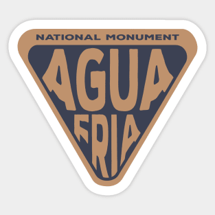 Agua Fria National Monument name triangle Sticker